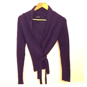 Purple Tie Sweater